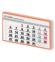 kalendaria do kalendarzy trójdzielnych druk online